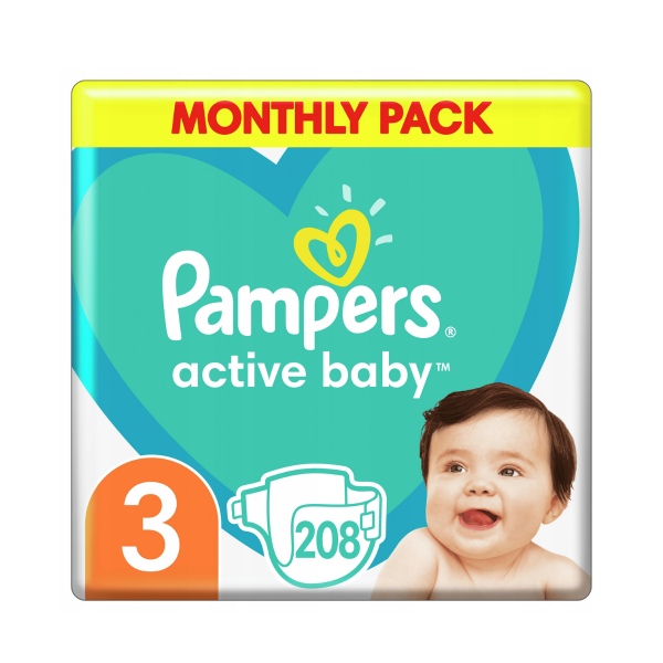 Pampers active baby